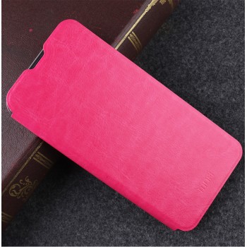 Чехол горизонтальная книжка на силиконовой основе для Huawei Nova 4  Розовый