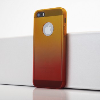 Двухкомпонентный сборный двухцветный пластиковый матовый чехол для Iphone 5s/5/SE