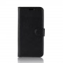 Чехол портмоне подставка на силиконовой основе с отсеком для карт на магнитной защелке для Huawei Honor 8X Max , цвет Черный