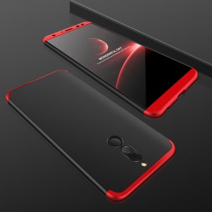 Двухкомпонентный сборный пластиковый матовый чехол для Huawei Nova 2i Красный