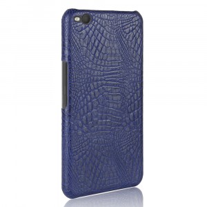 Чехол задняя накладка для HTC One X9 с текстурой кожи Синий