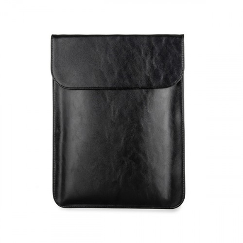 Мешок из вощеной кожи для ноутбуков 12-12.9 дюймов, цвет Черный