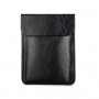 Мешок из вощеной кожи для ноутбуков 12-12.9 дюймов, цвет Черный