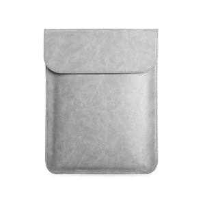 Чехол мешок из вощеной кожи для ноутбуков 13-13.9 дюймов Серый