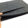 Чехол папка из войлока на молнии с наружным карманом для планшета 10-11 дюймов
