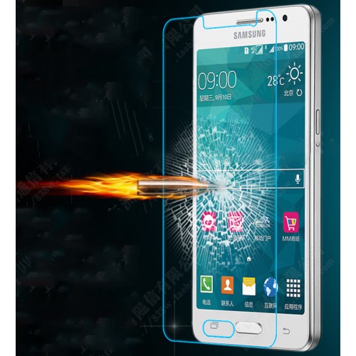 Ультратонкое износоустойчивое сколостойкое олеофобное защитное стекло-пленка для Samsung Galaxy Grand Prime