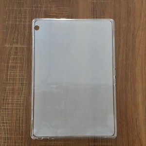 Силиконовый матовый полупрозрачный чехол для Lenovo Tab M10  Белый
