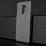 Силиконовый матовый непрозрачный чехол с текстурным покрытием Джинса для Xiaomi Pocophone F1, цвет Серый