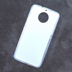 Силиконовый матовый полупрозрачный чехол для Motorola Moto G5s Белый