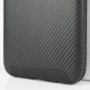 Матовый силиконовый чехол для Huawei P20 Lite с текстурным покрытием карбон, цвет Коричневый