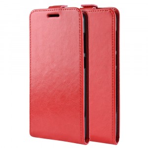 Вертикальный чехол-книжка для Samsung Galaxy A30s/A50 с отделениями для карт и магнитной защелкой Красный