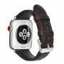 Кожаный водоотталкивающий ремешок для Apple Watch Series 4/5 44мм/Series 1/2/3 42мм, цвет Коричневый