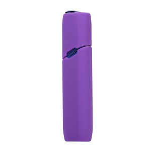 Противоударный силиконовый матовый непрозрачный чехол для IQOS 3 Multi Фиолетовый
