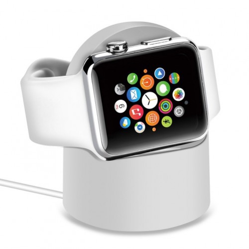 Подставка Nomad Stand Space для Apple Watch. Материал алюминий, сталь. Цвет серый космос.