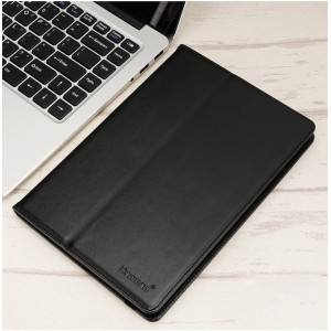 Чехол флип на клеевой основе с отсеком для карт и внутренним карманом для планшета 9-10 дюймов Черный