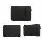 Чехол папка из влагостойкого текстиля с наружным карманом для ноутбуков 12-12.9 дюймов, цвет Черный