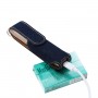 Чехол с текстурным покрытием Джинса на магнитной застежке с кольцом-держателем и доступом к зарядному разъему для IQOS 3 Multi