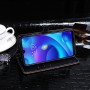 Чехол портмоне подставка текстура Крокодил на силиконовой основе с отсеком для карт на магнитной защелке для Xiaomi Mi Play , цвет Синий