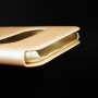 Чехол горизонтальная книжка подставка текстура Золото на пластиковой основе с окном вызова и полоcой свайпа на магнитной защелке для Huawei P10 Plus