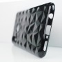 Силиконовый глянцевый непрозрачный чехол с текстурным покрытием Камень для Huawei Nova 3, цвет Черный