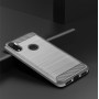 Силиконовый матовый непрозрачный чехол с текстурным покрытием Металлик для Xiaomi Mi Play, цвет Серый
