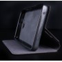 Чехол флип подставка на силиконовой основе с тканевым покрытием и отсеком для карт для Lenovo A536 Ideaphone