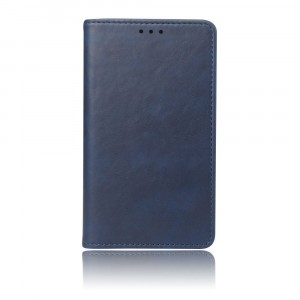 Чехол портмоне подставка на присосках для Samsung Galaxy M20  Синий