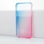 Силиконовый глянцевый полупрозрачный градиентный чехол с усиленными углами для Iphone 5/5s/SE