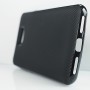 Силиконовый матовый непрозрачный чехол с текстурным покрытием Карбон для Huawei Honor 5A, цвет Черный