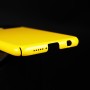 Пластиковый непрозрачный матовый чехол с улучшенной защитой элементов корпуса cо стеклянной вставкой для Huawei P20 Lite, цвет Желтый