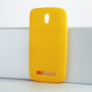 Силиконовый чехол для HTC Desire 500 Желтый