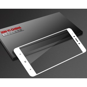 3D полноэкранное ультратонкое износоустойчивое сколостойкое олеофобное защитное стекло для Xiaomi RedMi Note 4X Белый