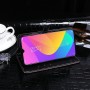 Чехол портмоне подставка текстура Крокодил на силиконовой основе с отсеком для карт на магнитной защелке для Xiaomi Mi A3 , цвет Черный