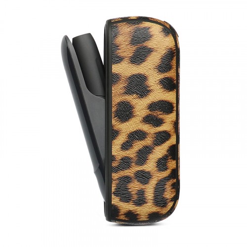 Противоударный чехол дизайн Леопард для IQOS 3, цвет Бежевый