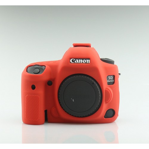 Силиконовый матовый нескользящий чехол для Canon EOS 5D Mark 4, цвет Красный
