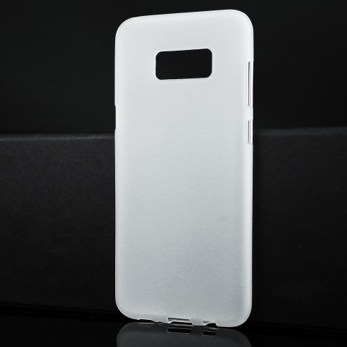 Силиконовый матовый полупрозрачный чехол для Samsung Galaxy S8 Plus, цвет Белый