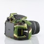Силиконовый матовый нескользящий чехол с текстурой Камуфляж для Nikon D5300