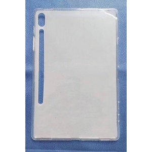 Силиконовый матовый полупрозрачный чехол для Samsung Galaxy Tab S6 Белый