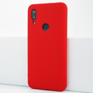 Трехкомпонентный сборный матовый пластиковый чехол для Xiaomi RedMi 7 Красный