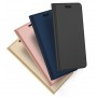 Чехол горизонтальная книжка подставка на силиконовой основе с отсеком для карт для Iphone 11, цвет Розовый