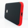 Двухкомпонентный сборный двухцветный пластиковый матовый чехол для Huawei Honor 7C, цвет Красный