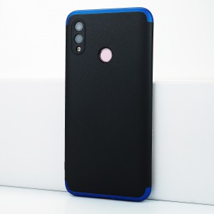 Трехкомпонентный сборный двухцветный пластиковый чехол для Huawei P Smart (2019) Синий