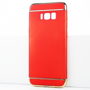 Сборный матовый пластиковый чехол для Samsung Galaxy S8 Plus Красный
