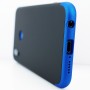 Трехкомпонентный сборный двухцветный пластиковый чехол для Huawei P20 Lite, цвет Синий
