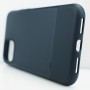 Силиконовый матовый непрозрачный чехол с текстурным покрытием Карбон для Iphone 11 Pro Max, цвет Черный