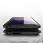 Противоударный двухкомпонентный силиконовый матовый непрозрачный чехол с поликарбонатными вставками экстрим защиты для OnePlus 7T Pro