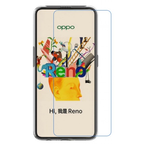 Неполноэкранное защитное стекло для OPPO Reno2