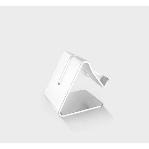 Настольный алюминиевый держатель-подставка для смартфонов, цвет Белый