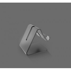 Настольный алюминиевый держатель-подставка для смартфонов Черный