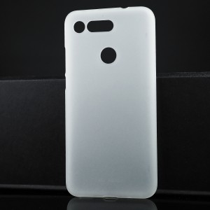 Силиконовый матовый полупрозрачный чехол для Huawei Honor View 20 Белый